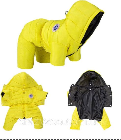 Комбинезон для собак и котов EcoToys Yellow M желтый A: 27 см B: 34 см C: 28 см 6926 | Зображення 2