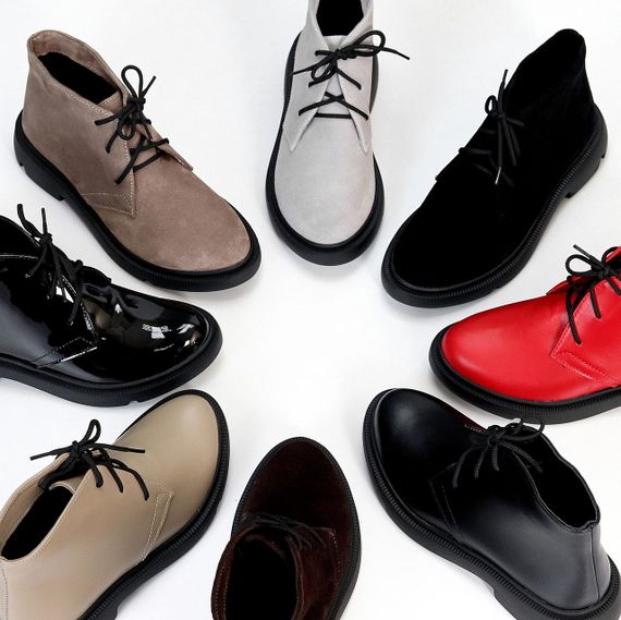 Яскраві червоні черевики натуральна шкіра в асортименті | Зображення 9