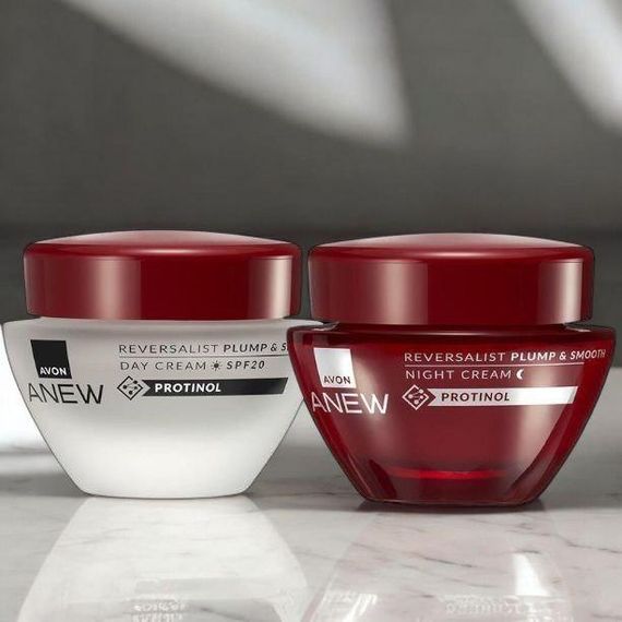 Набор Avon “Упругость и гладкость” (Денный крем 50 мл + Ночной крем 50 мл) | Увлажнение, гладкость и тонеус кожи