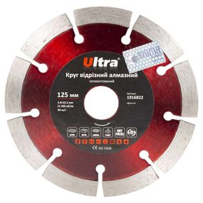 Круг відрізний алмазний Ultra сегментований Ø125×22.2 мм (1916822)