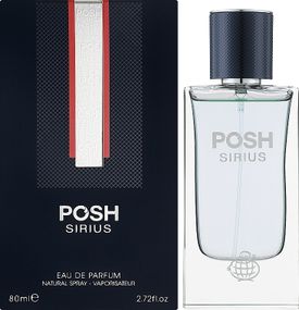 Парфумована вода Fragrance World Posh Sirius чоловіча 80 мл