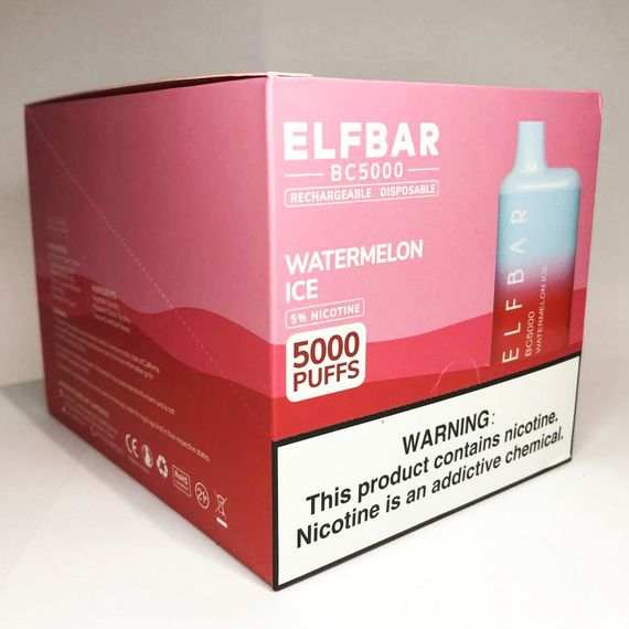 Elf Bar BC5000 смак Кавун (Watermelon Ice) | Зображення 6