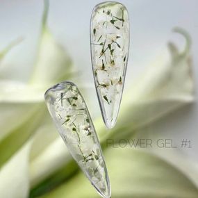 Гель з сухоцвітами Crooz Flower Gel №1 (прозорий) 5 мл