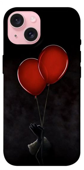 Чохол з картинкою Червоні кулі для Apple iPhone 15 (6.1")