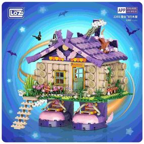 Конструктор LOZ mini Літаючий будиночок відьми (2203)