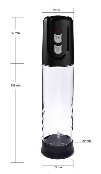 Помпа автоматична Boss Series: PENIS PUMP THE BEST ENLARGEMENT SYSTEM, BS6000048 sexstyle | Зображення 4