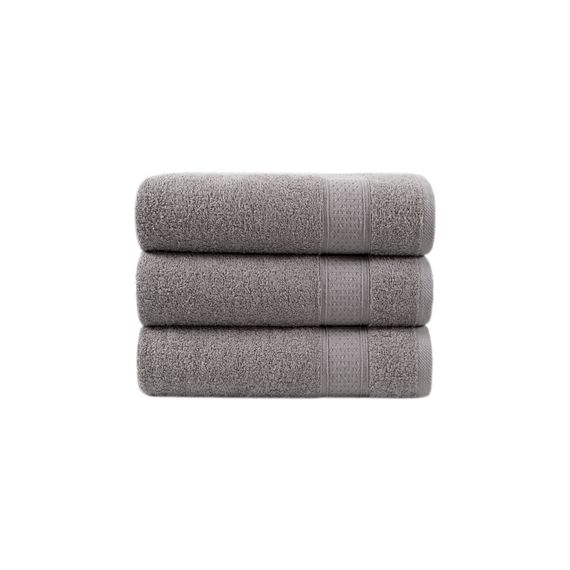 Рушник Karaca Home 10098 Туреччина 50*90 см  Бавовна Сірий