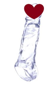 Насадка на пеніс NMC прозора, 16 см sexstyle