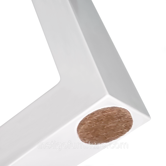 Каркас для журнального столу з металу 340×340mm, H=420mm Білий | Зображення 3