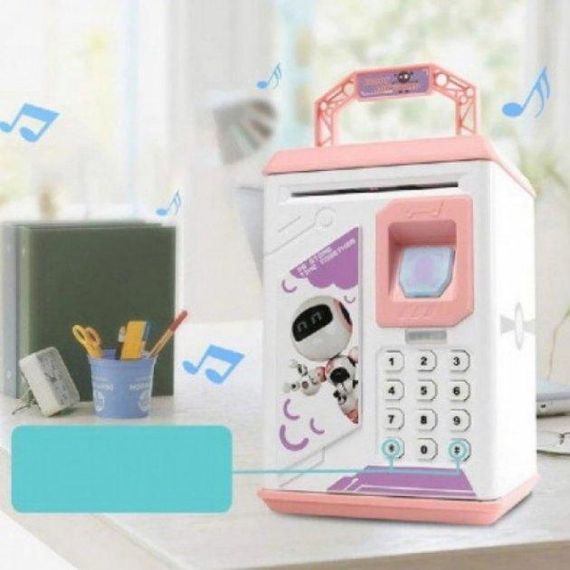 Интерактивная копилка сейф, Электронные копилки, Детский сейф с электронным замком JH-79 | Зображення 1