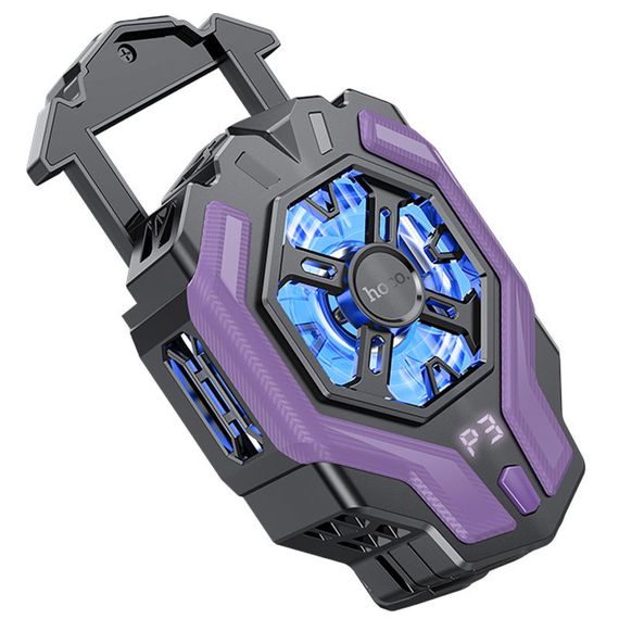 Охолоджуючий кулер для мобільного телефону Hoco GM26 Ambitious Black purple | Зображення 3