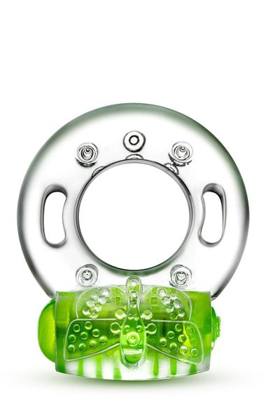 Ерекційне віброкільце PLAY WITH ME AROUSER VIBRATING C-RING GREEN Sex Aura | Зображення 1