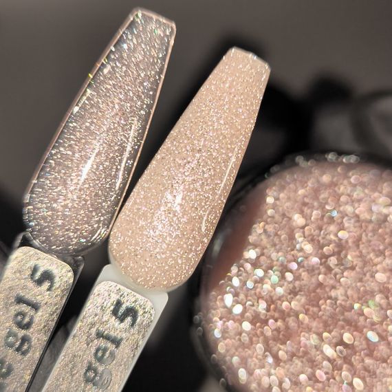 Гель для наращивания Mi Twinkle №5 Builder Gel (светоотражающий нежно-розовый) 5мл