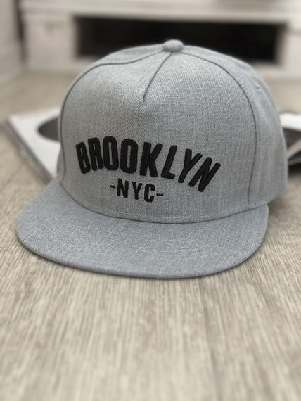Кепка снепбек (Snapback)  Brooklyn NY Сірий 56-61р (9068)