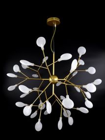 Люстра підвісна на 36 лампочок 25771 Золото 75-110х80х80 см.