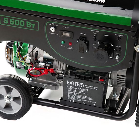 Генератор бензиновый 4-х тактный 5.0/5.5 кВт (электро запуск) APRO | Зображення 3