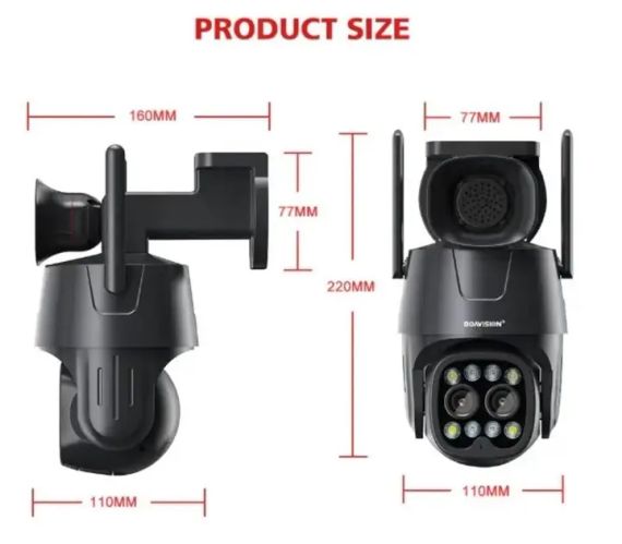 Камера видеонаблюдения BOAVISION D4W4MP уличная поворотная | Зображення 1