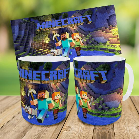 Набор детский Майнкрафт"Minecraft" рюкзак 36х27см сумка-бананка,кружка с принтом для мальчика (01662) | Зображення 8