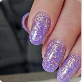 Гель для наращивания Mi YUKI №3 Builder Gel (фиолетовый с хлопьями юкки) 30мл