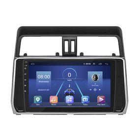 Штатная магнитола 10" Lesko для Toyota Land Cruiser Prado 150 Series Рестайлинг 2 2017-2020 6/128Gb 4G GPS Top