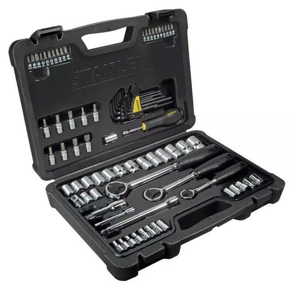 Набір інструментів Stanley 1/4", 3/8", 1/2" 80 шт (STHT0-73930)