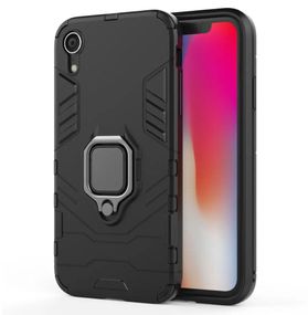 Чехол бампер Primolux Ring Armor для Apple iPhone Xr - Black