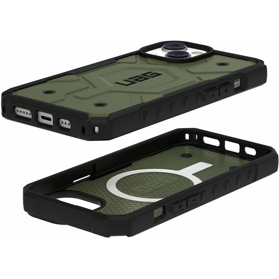Ударостійкий чохол UAG Pathfinder with MagSafe для Apple iPhone 14 Plus (6.7") TPU+PC, Зелений | Зображення 3