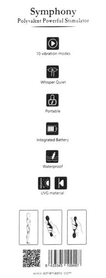 Вібратор 2 в 1 SYMPHONY Sex Aura | Зображення 6