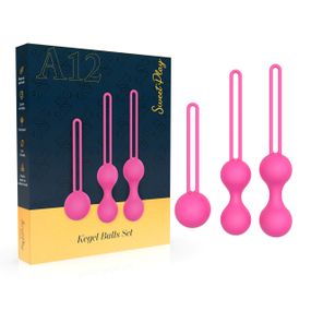 Набір вагінальних кульок - Erospace Sweet Play Kegel Balls Set A12