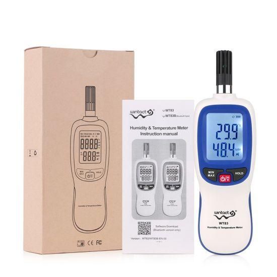Термогігрометр 0-100%, -20-70 °C WINTACT WT83 | Зображення 2