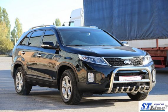 Кенгурятник WT021 (нерж.) для Kia Sorento XM 2009-2014рр | Зображення 2