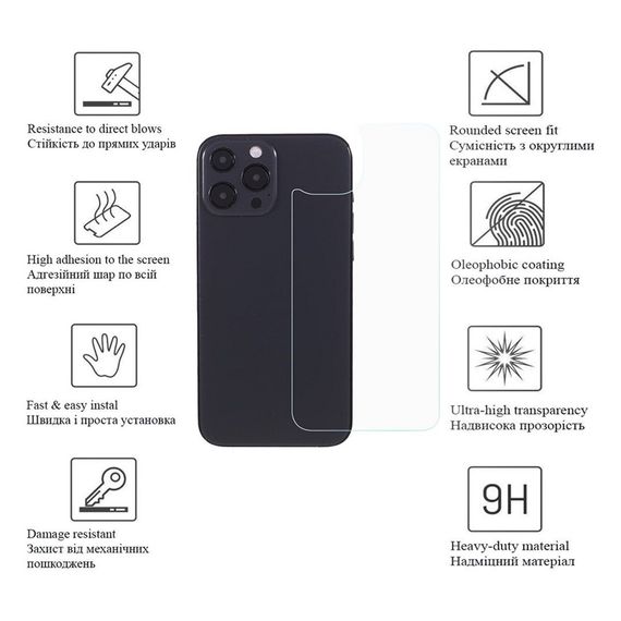 Скло захисне Drobak back panel Apple iPhone 14 Pro Max (535323) | Зображення 3
