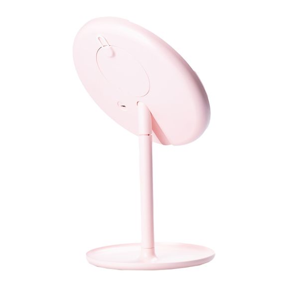 Зеркало для макияжа с увеличением и с подсветкой Розовый HP072TD020P | Зображення 2