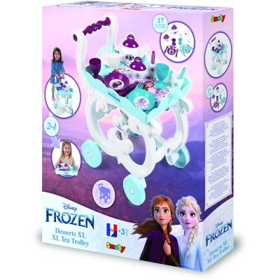 Ігровий набір Smoby Toys Візок Фроузен-2 Знімна таця і сервіз 17 аксесуарів (310517) | Зображення 1