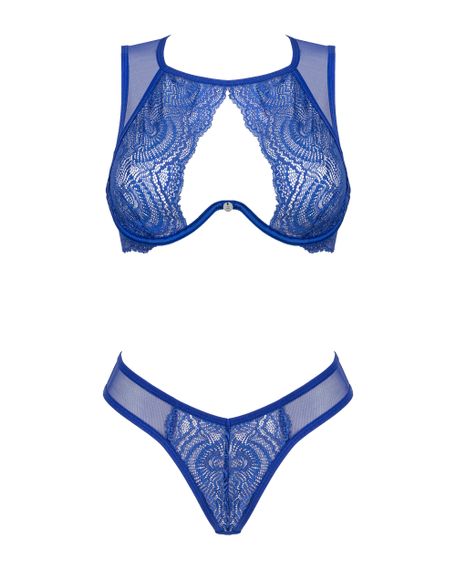 Комплект Obsessive Giselia set Синій M/L | Зображення 2