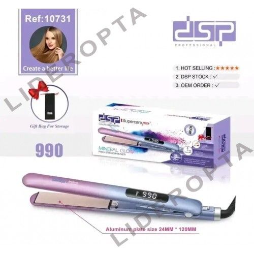 Плойка для волосся з керамічним покриттям XPRO DSP 10731 Purple (44725-DSP 10731_829) | Зображення 3