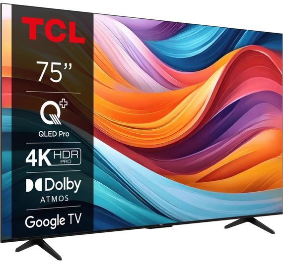 Телевізор 75&quot; TCL QLED 4K 60Hz Smart Google TV Titan 75T7B | Зображення 2