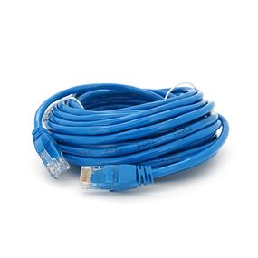 Патч-корд литой RITAR,UTP,RJ45,Cat.5e,15m,синий,Cu (медь)