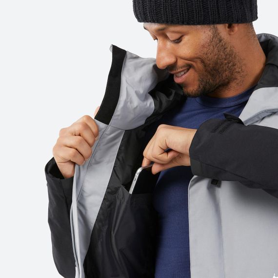 Куртка чоловіча 100 для сноубордингу і лижного спорту сіра - XS. | Зображення 6