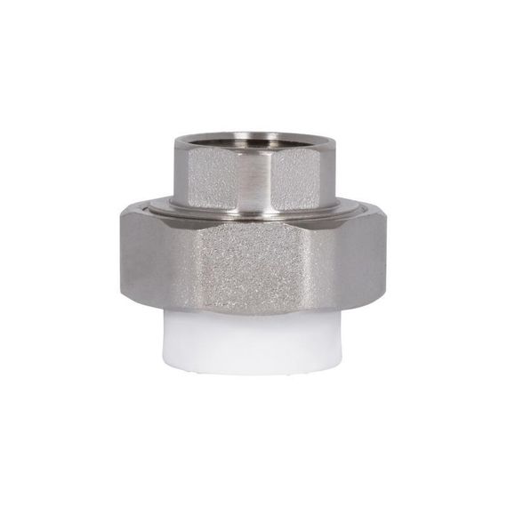 Сгон "Американка" PPR Blue Ocean "Белый" 25х3/4" ВР | Зображення 3