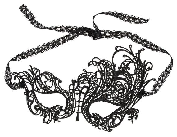 Маска на глаза - 2480301 Cottelli Collection Mask Black sexstyle | Зображення 2