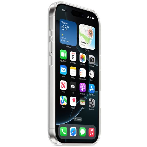 Чохол Clear Case (AAA) with MagSafe and Animation для Apple iPhone 16 Pro Max (6.9") Clear | Зображення 1