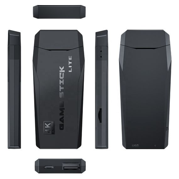 Ігрова приставка XPRO 8M 64 ГБ Mini Геймстик 4K HDMI + 2 бездротових джойстики 25001 чорний (40842-15758_836) | Зображення 5