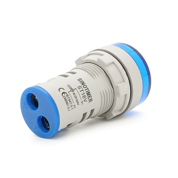 Цифровой вольтметр ST16V,диапазон измерений 60-500V,Blue | Зображення 2