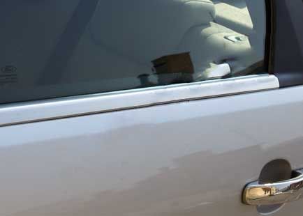 Зовнішня окантовка вікон (4 шт., нерж.) для Ford Mondeo 2000-2007 рр | Зображення 1