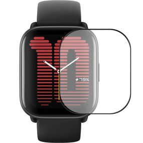 Полимерная пленка 3D (full glue) (тех.пак) для Xiaomi Amazfit Active Черный