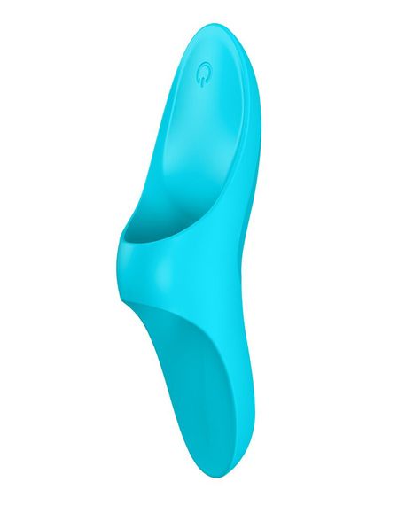 Вібратор на палець Satisfyer Teaser, Голубий
