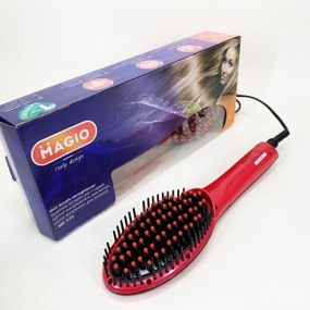 Портативный фен для укладки волос Magio, Фен для выравнивания волос с насадками Фен-расческа сушки GY-28