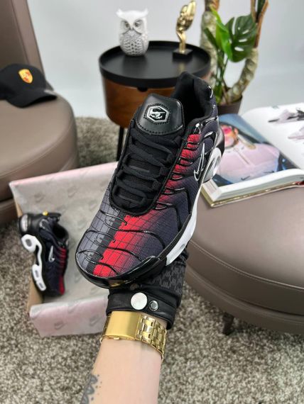 Мужские кроссовки Air Max Plus Black Grey Red весна / літо / осінь A3669 44 28 см | Зображення 7