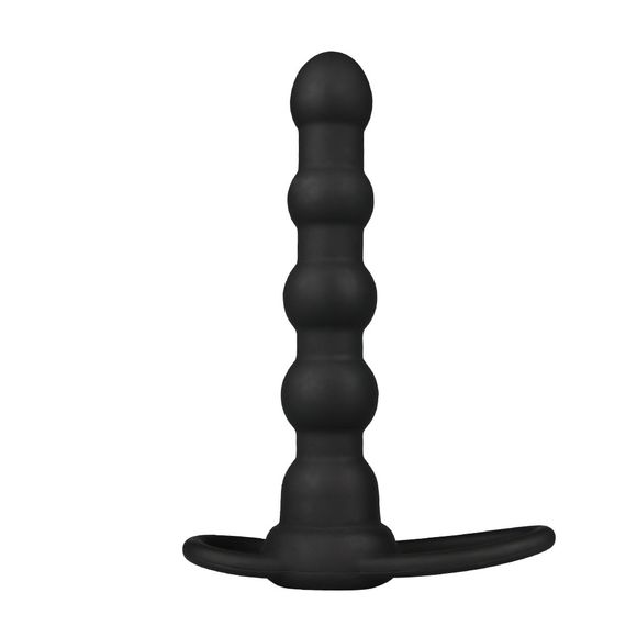 Насадка для двойного проникновения - Anal Indulgence Collection Vibrating Rock Balled Double Prober Sex Aura | Зображення 5